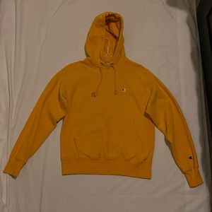 Champion Small Gold Reverse Weave Hoodie